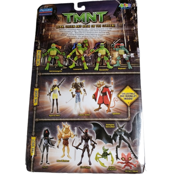 TMNT Action Figure Max Winters NEW Teenage Mutant Ninja Turtles Bonus PC Game - Picture 2 of 6